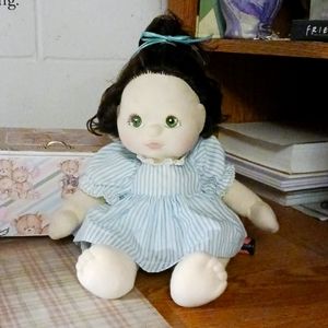 Vintage 1985 Mattel my child doll brunette, green eyes.ķ
